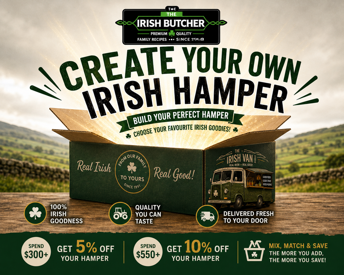 Create Your Own Irish Hamper ☘️