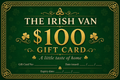 The Irish Van Gift card