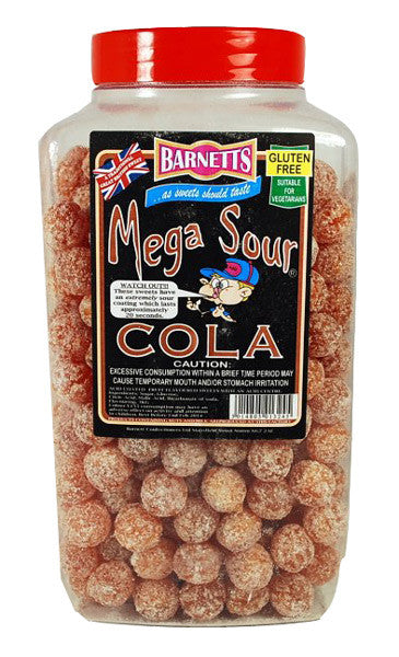 Barnett Mega Sour Cola 500g