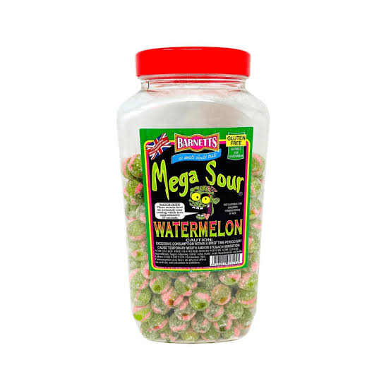 Barnett Mega Sour Watermelon 500g