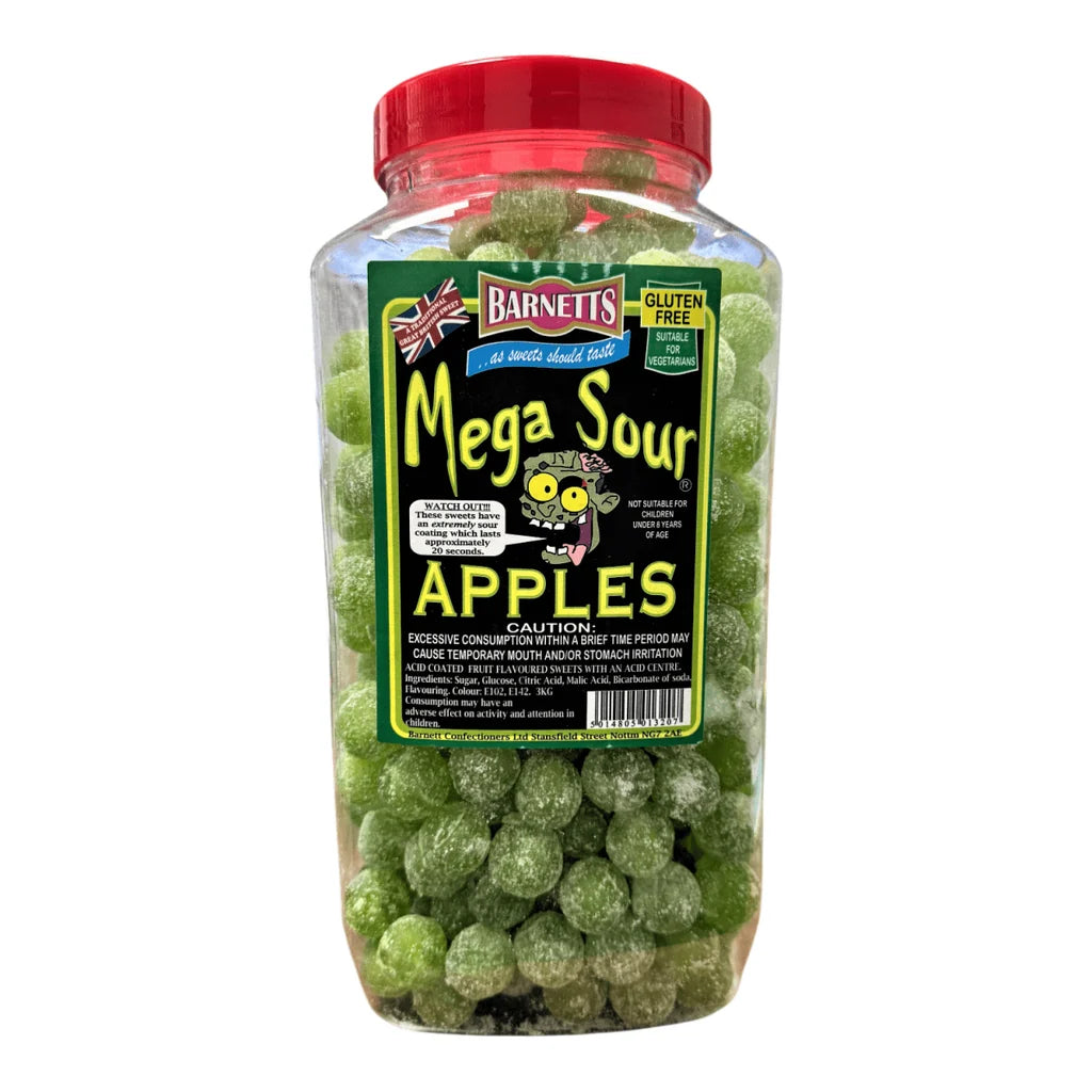 Barnett Mega Sour Apple 500g