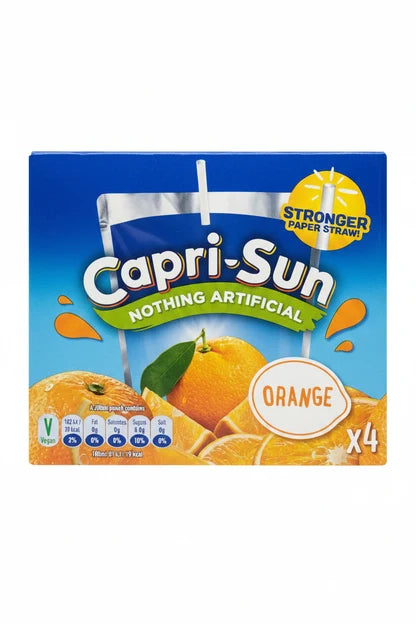 Capri-Sun Orange – 4 Pack | 200ml