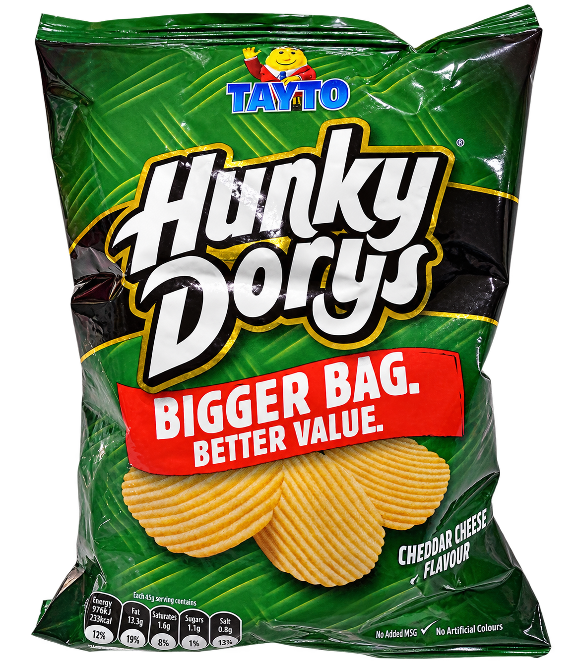 Tayto Hunky Dorys Cheddar Cheese – Bigger Bag