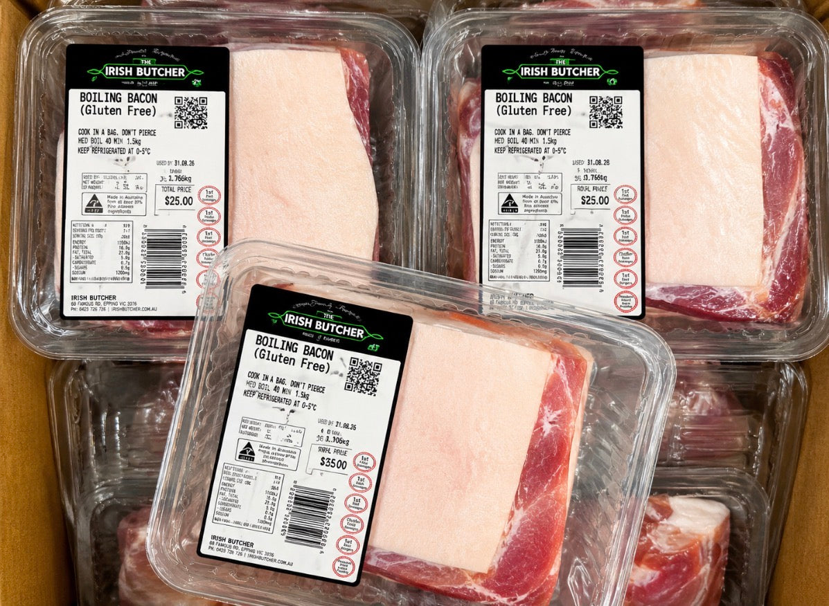 Irish Boiling Bacon 780g–900g By The Irish Butchers 🇮🇪