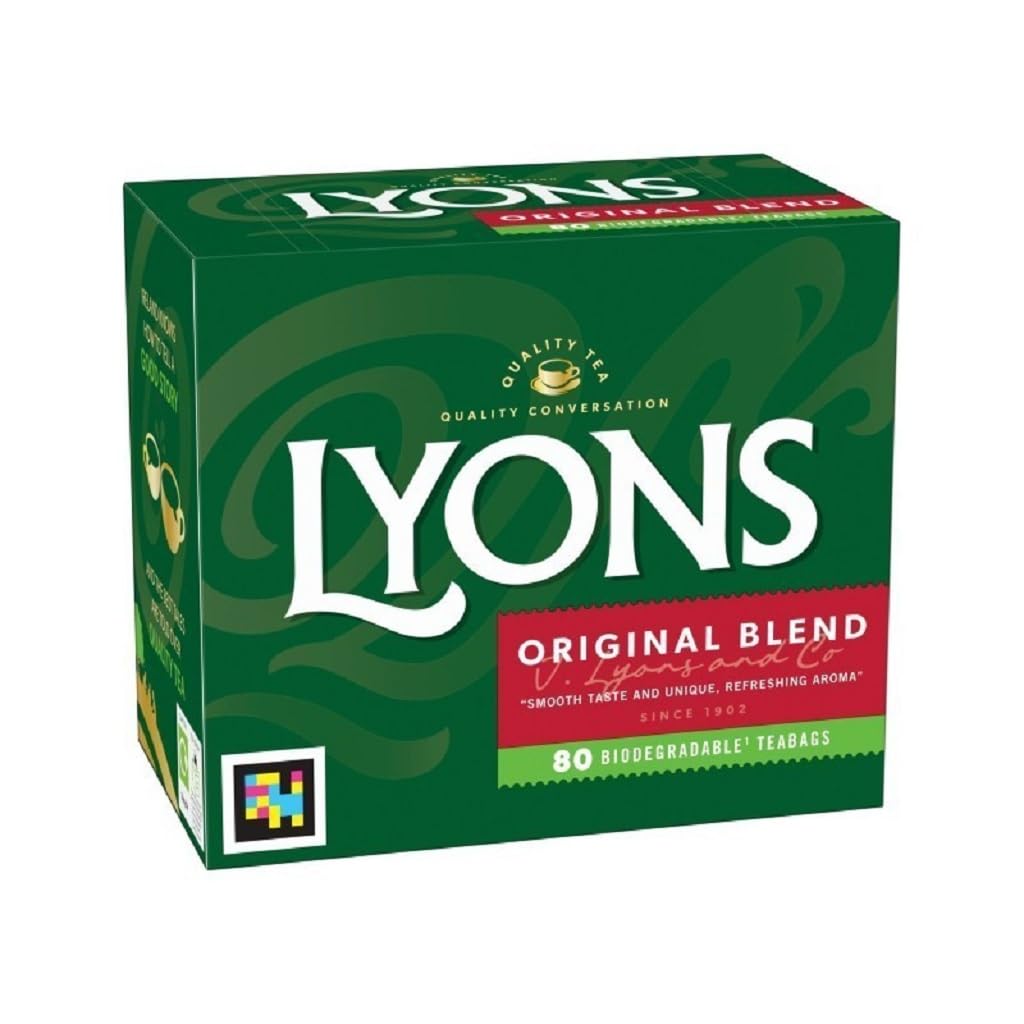 Lyons Original Green Tea Bags – 80 Pack