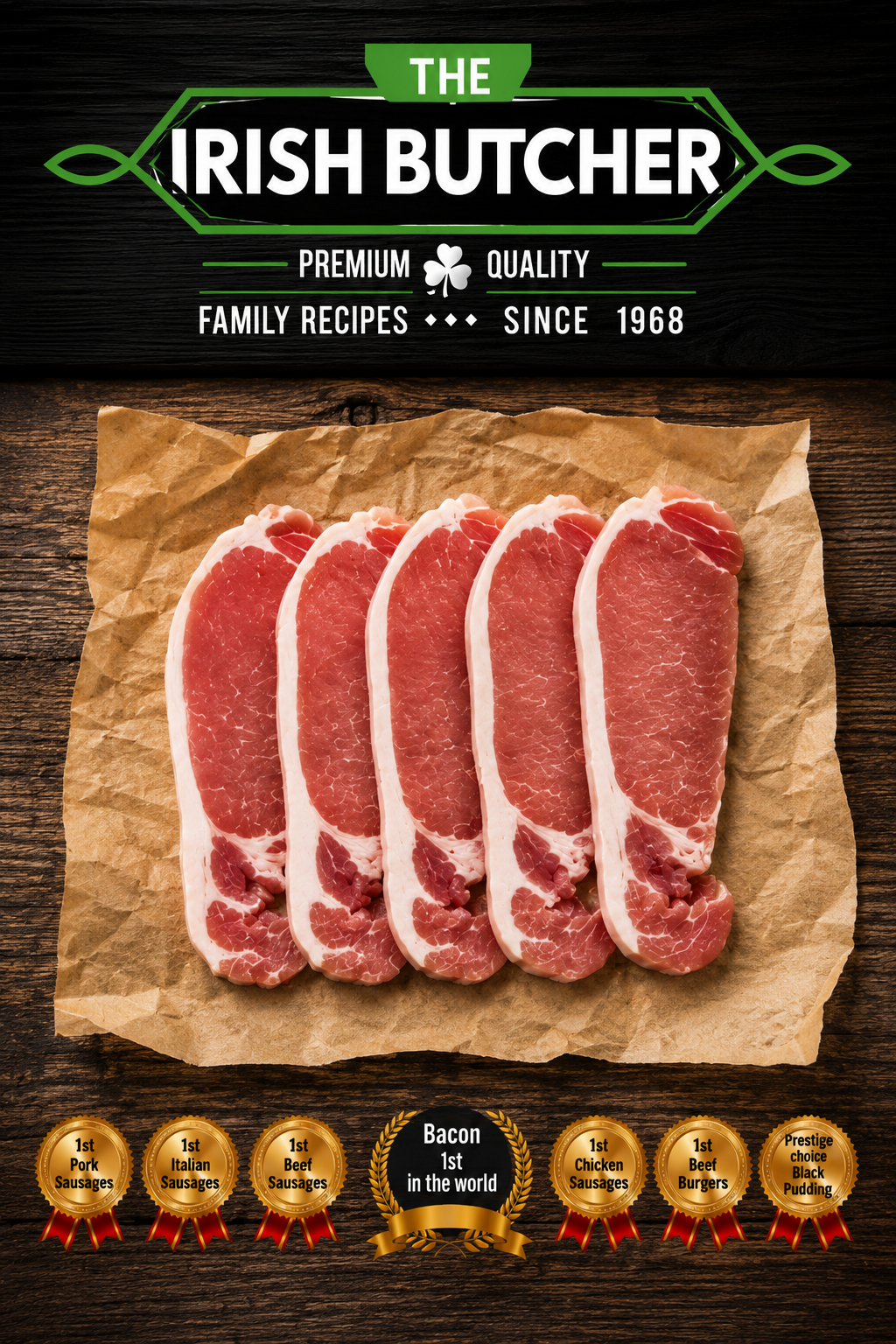 Centre Cut Bacon 400g -The Irish Butchers 🇮🇪